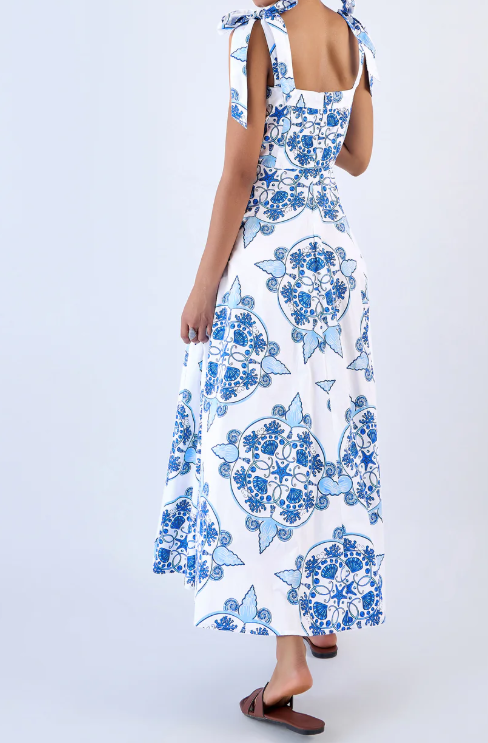 Summer Breezy Floral Midi Dress