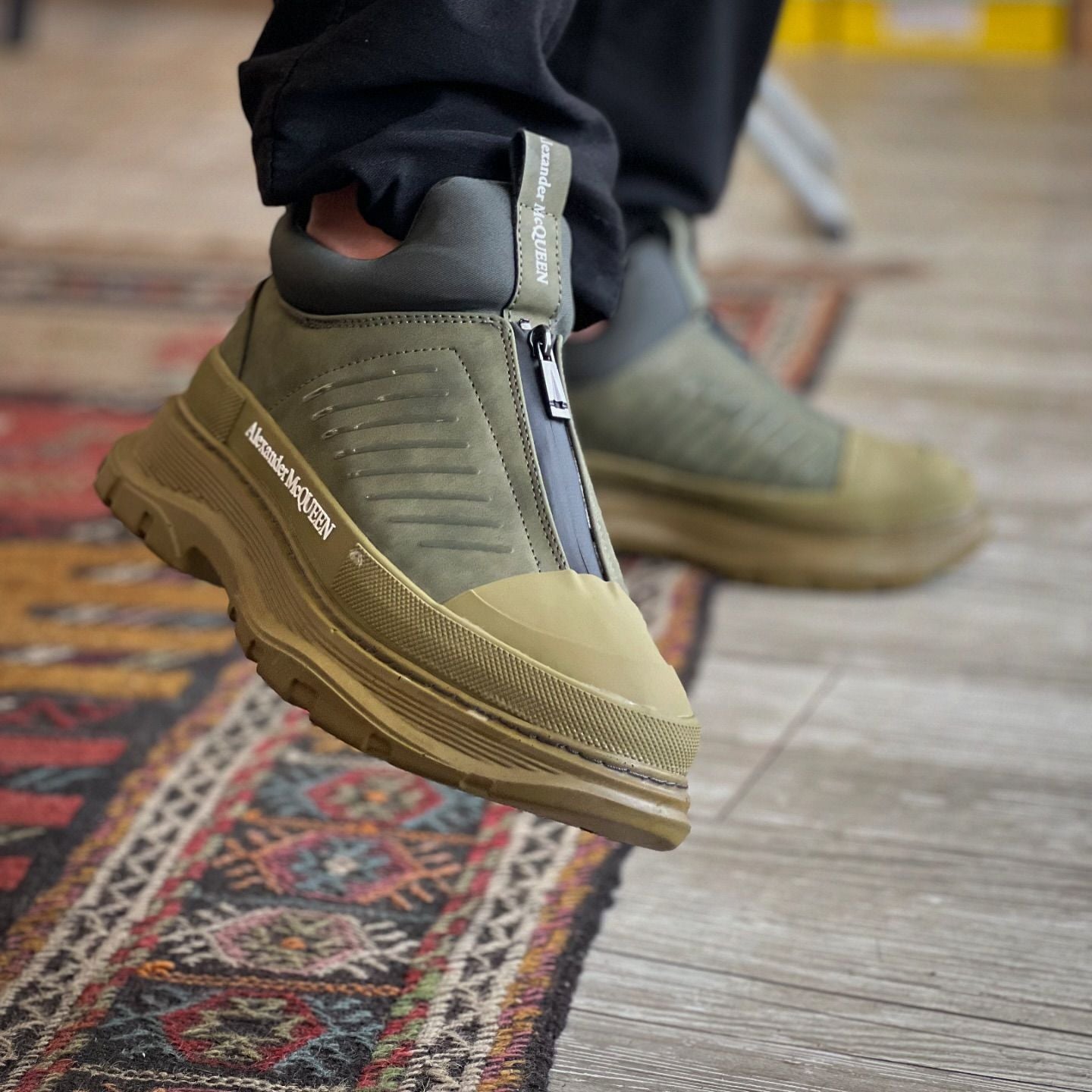 Men's new zipper waterproof sports shoes