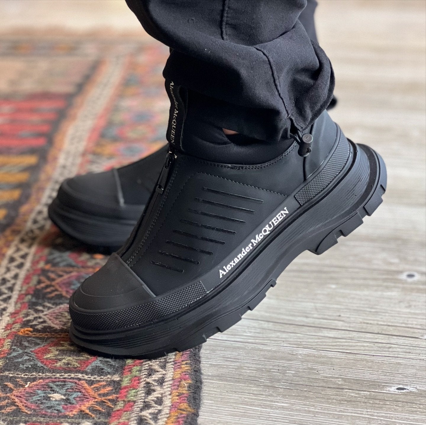 Men's new zipper waterproof sports shoes