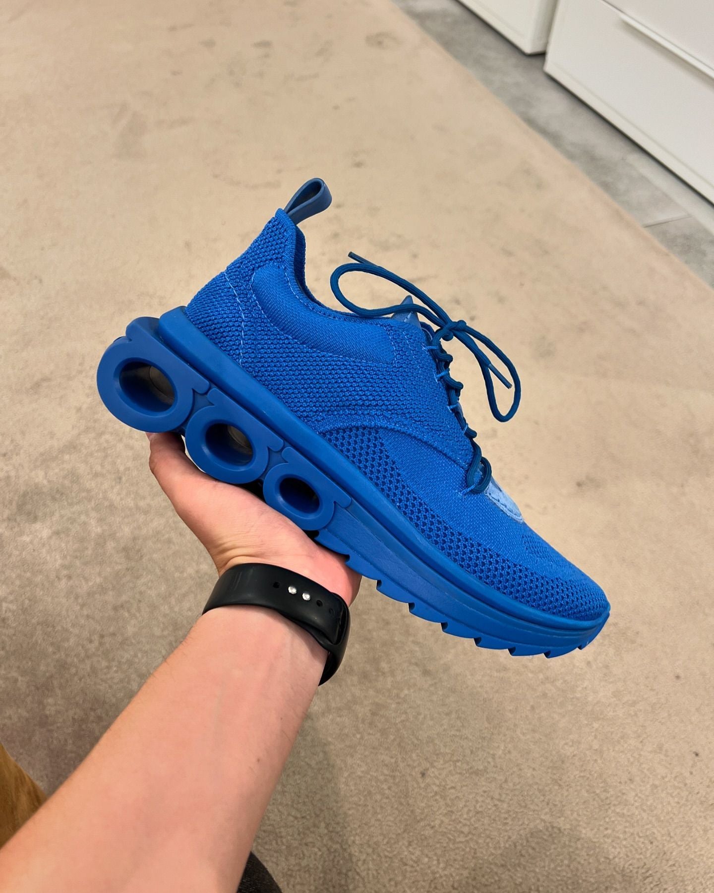 Men's mesh elastic breathable sports shoes