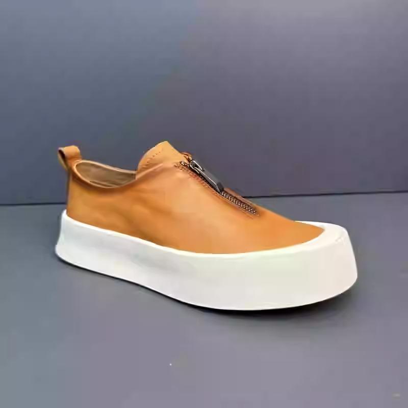 Men's leather slip-on loafers