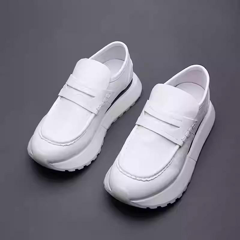 Men's leather casual sports shoes