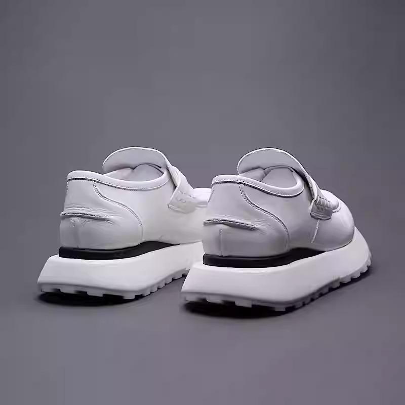 Men's leather casual sports shoes
