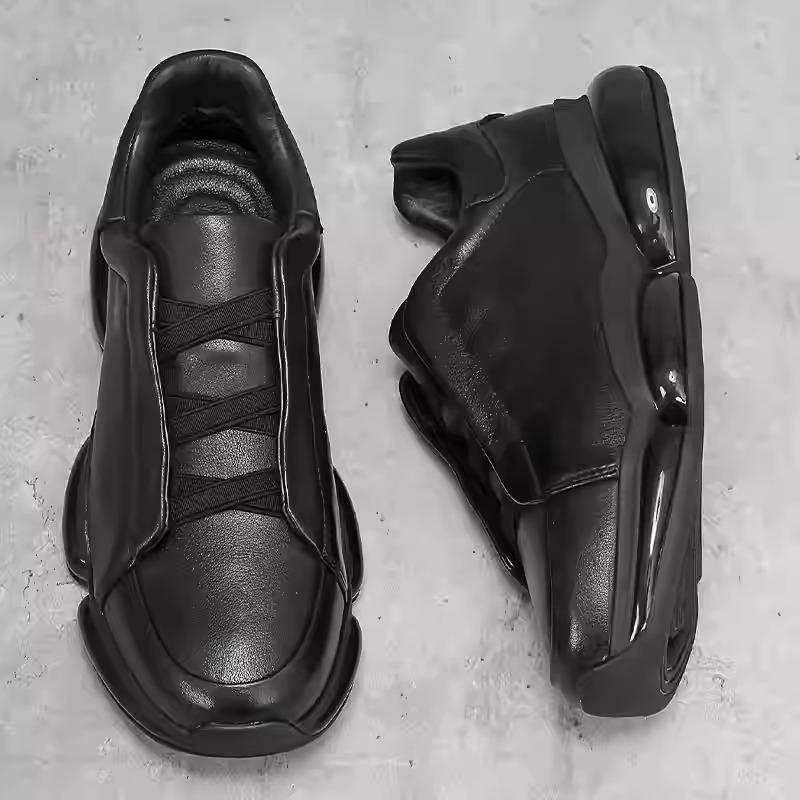 Men's cowhide air cushion casual shoes