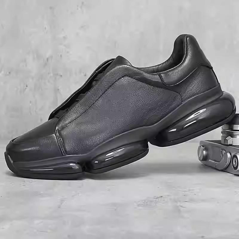 Men's cowhide air cushion casual shoes