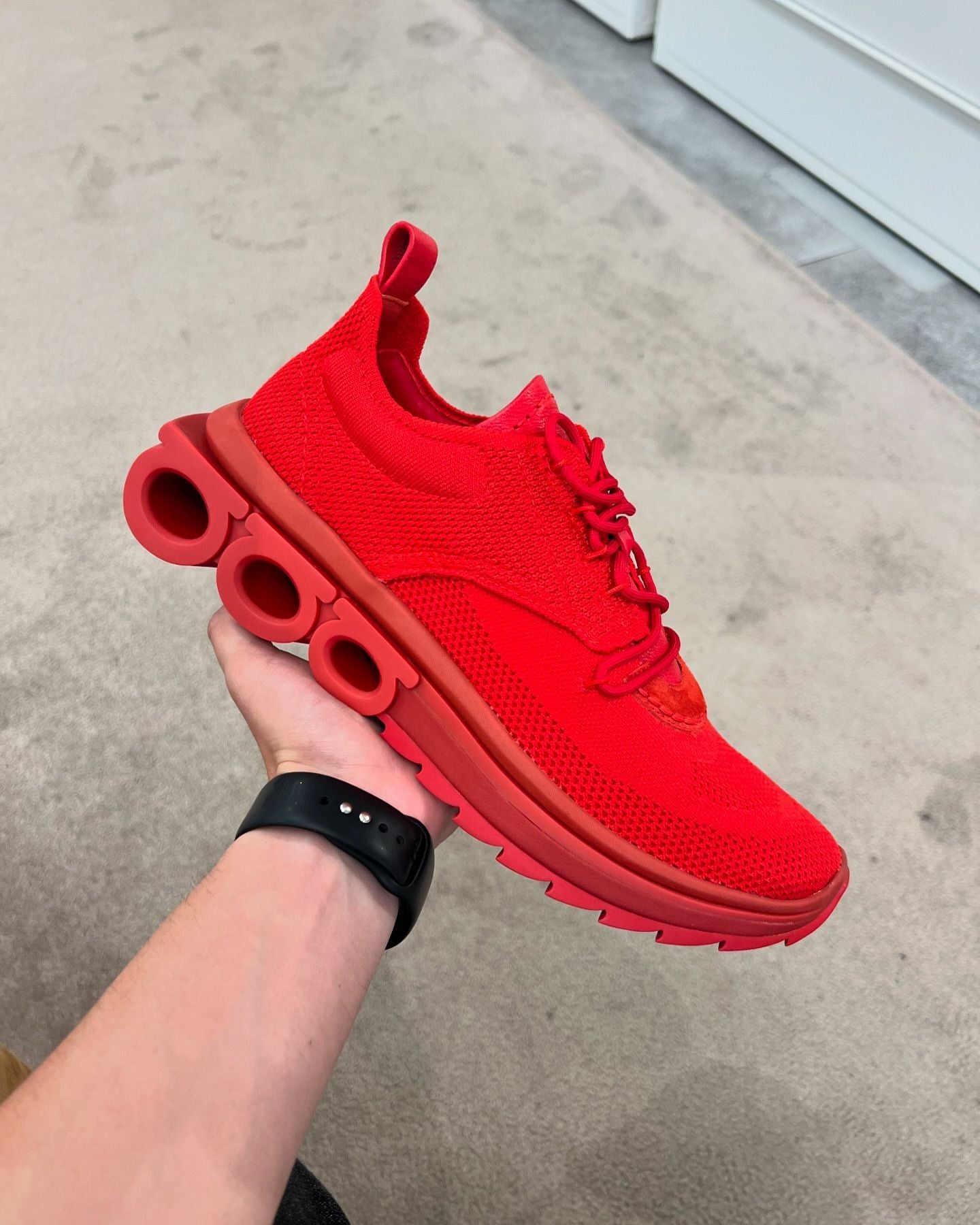 Men's mesh elastic breathable sports shoes