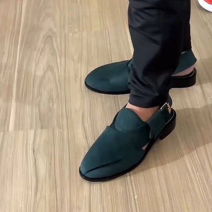 N0307 Men's casual breathable leather shoes