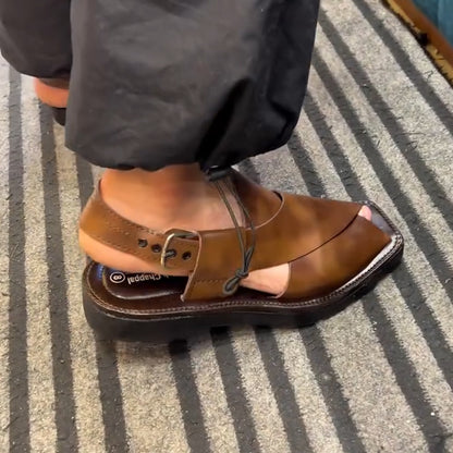 D0317 Men's high quality leather sandals