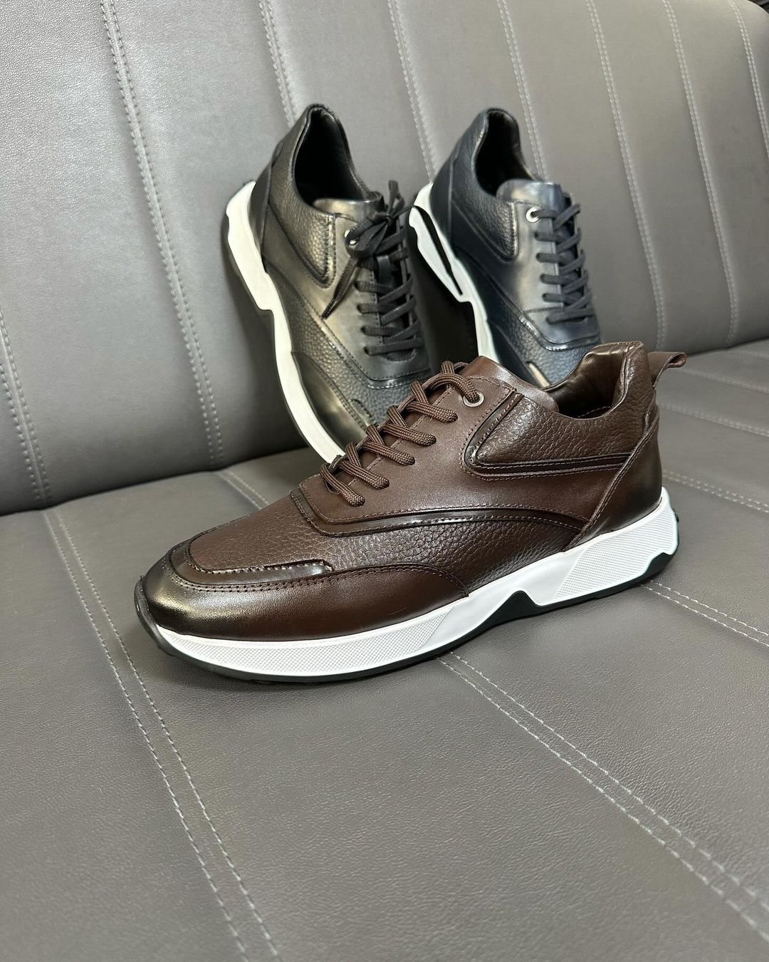 🔥Limited Time Offer 49% OFF🔥Men's New Leather Glossy Casual Shoes