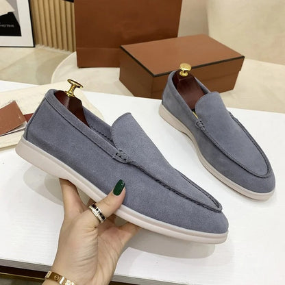 Men's Comfort Soft Sole Slip-on Suede Loafers