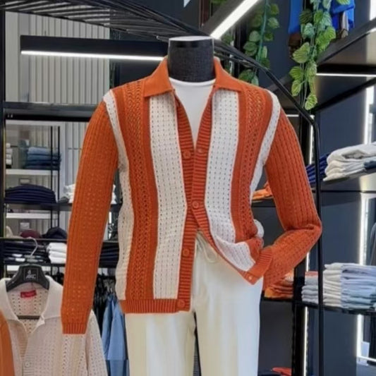 Orange Cardigan