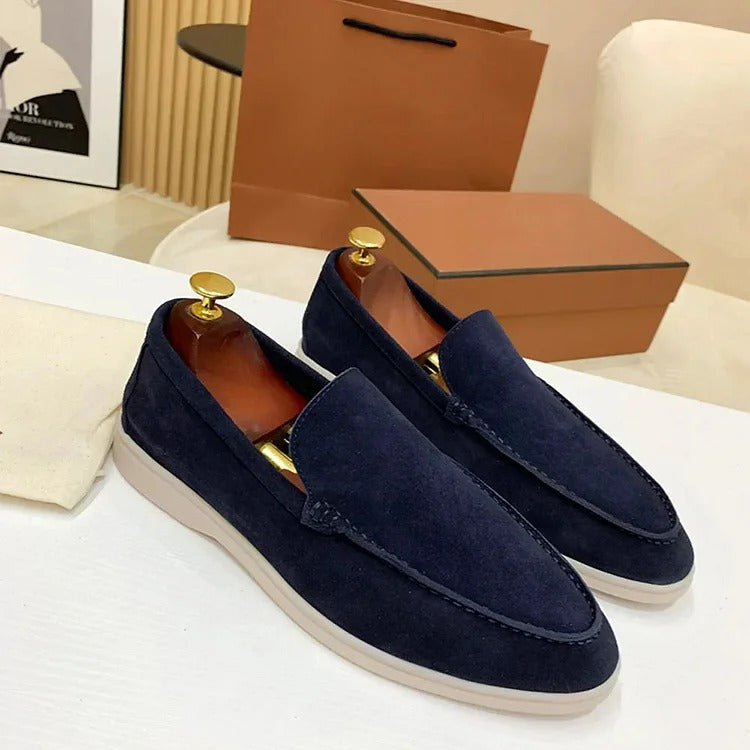 Men's Comfort Soft Sole Slip-on Suede Loafers