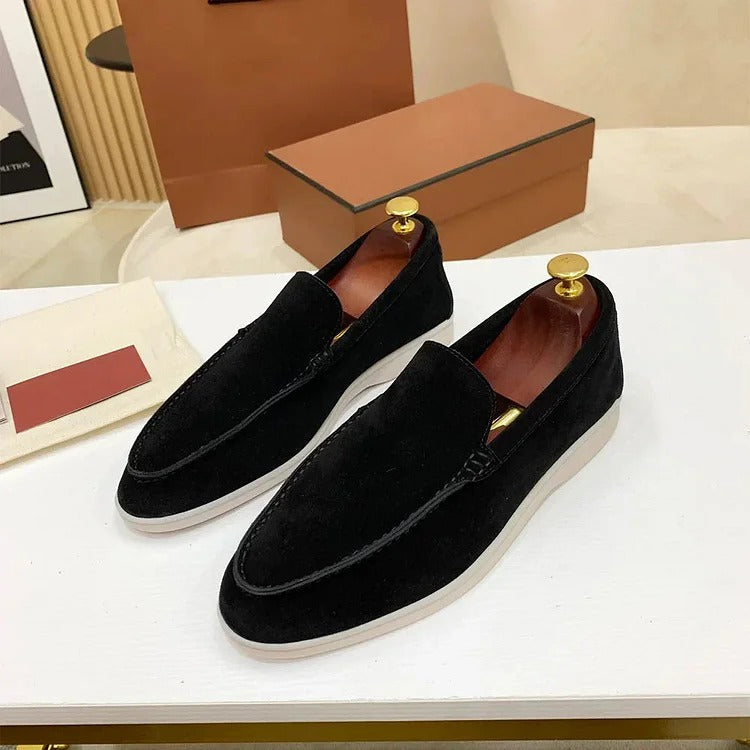 Men's Comfort Soft Sole Slip-on Suede Loafers