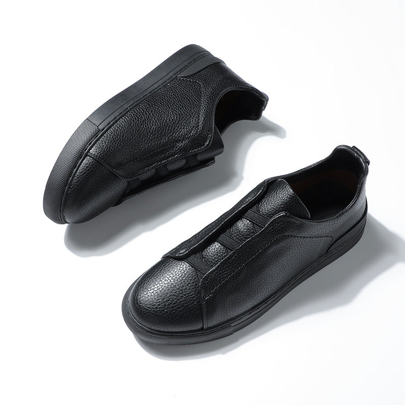 New Men's Slip-on Lazy Leather Shoes