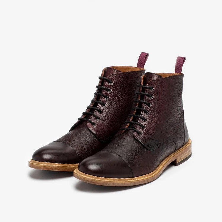 The Rome Boot in Oxblood