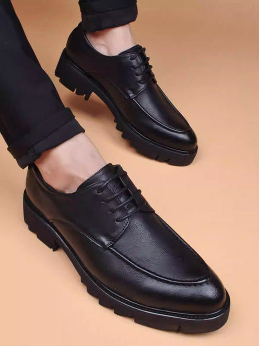 Men's waterproof leather business shoes