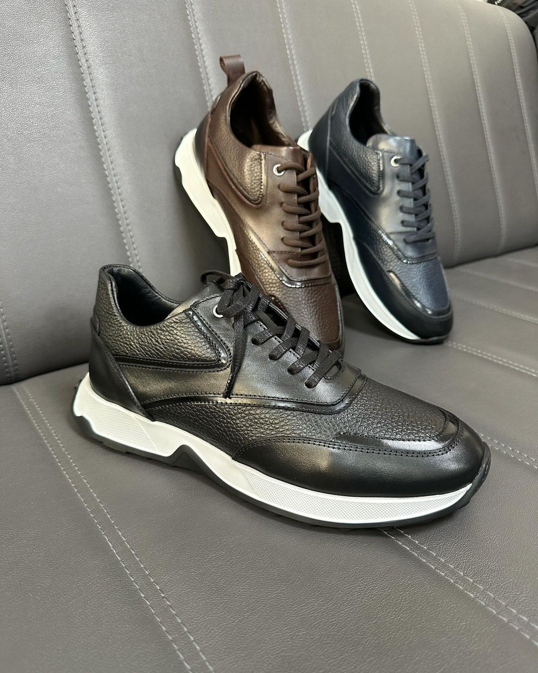 🔥Limited Time Offer 49% OFF🔥Men's New Leather Glossy Casual Shoes