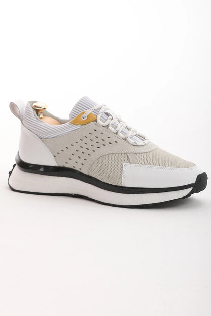 100% Natural Calf Leather Casual Sneaker