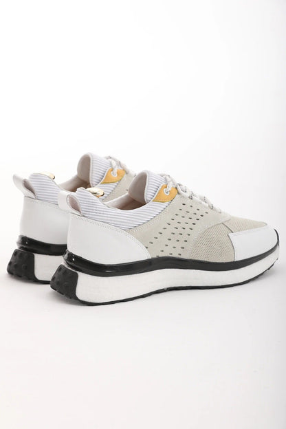 100% Natural Calf Leather Casual Sneaker