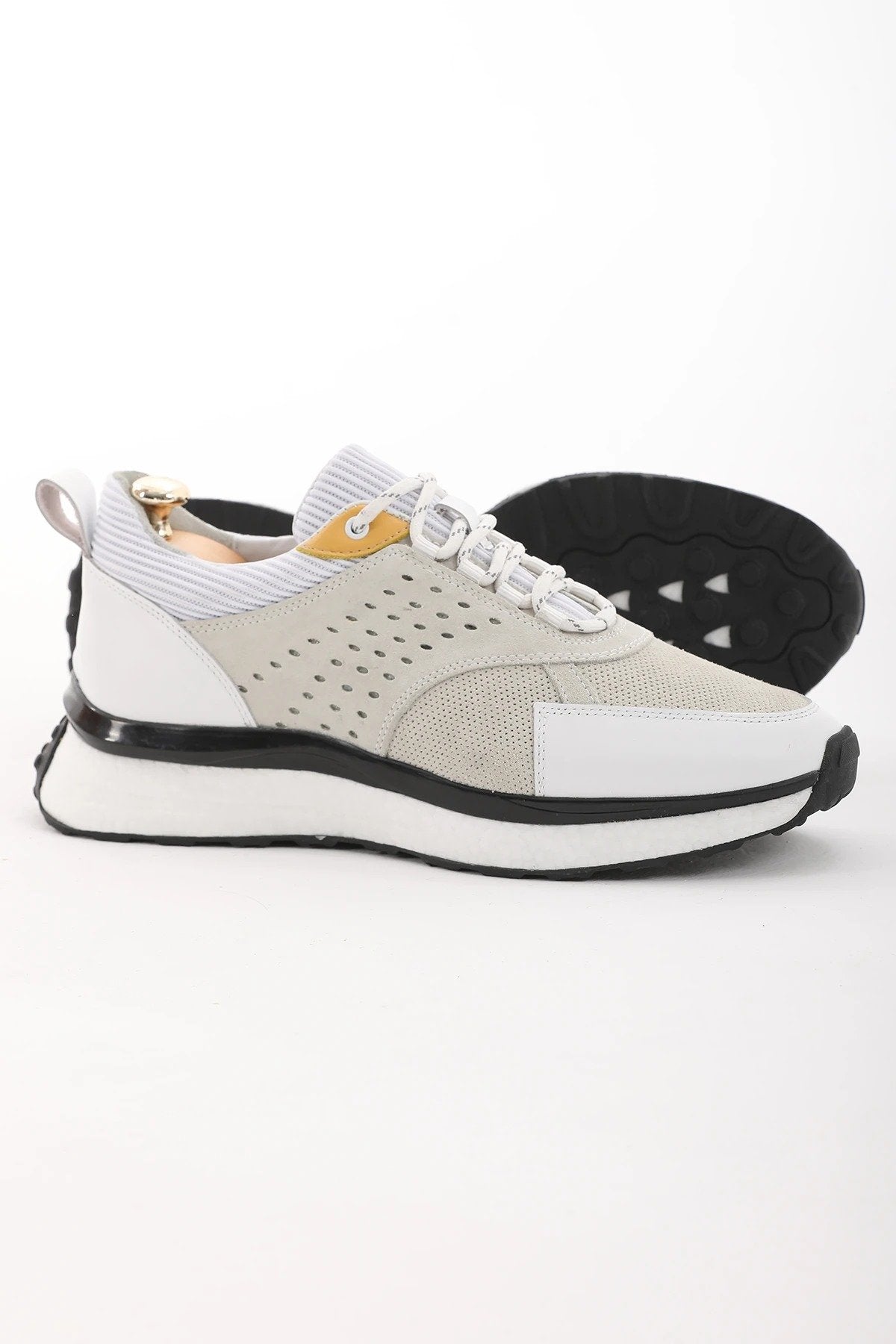 100% Natural Calf Leather Casual Sneaker