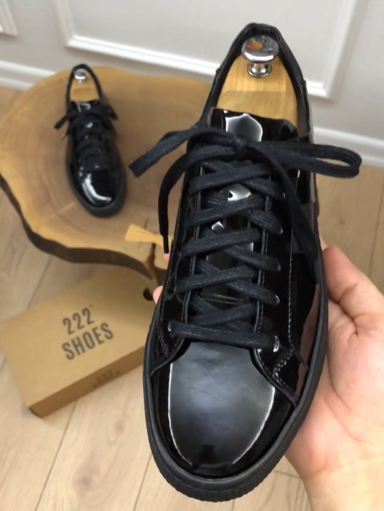 ✅High -quality Dedication✅Men's High Quality Patent Leather Casual Shoes