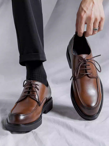 Men's waterproof leather business shoes