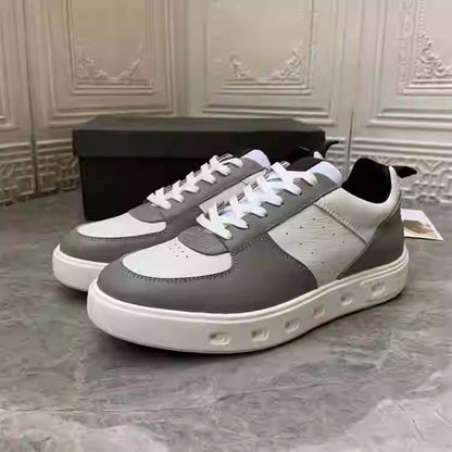 Anti-slip breathable leather men's sneakers