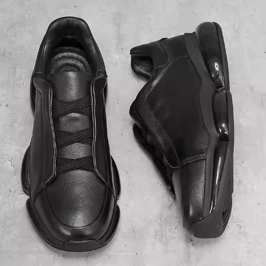 Men's cowhide air cushion casual shoes