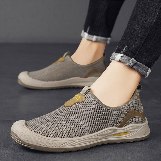 ✅High -quality Dedication✅Men's Breathable Mesh Slip-on Lightweight Sports Casual Shoes