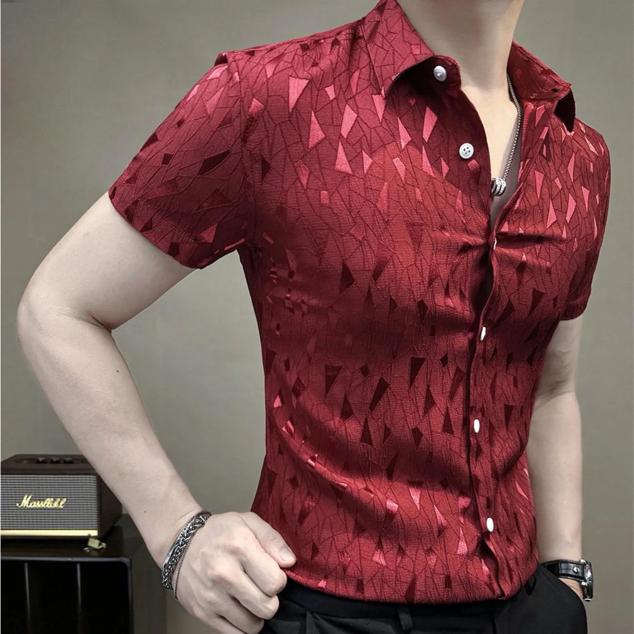 🔥Limited Time Offer 49% OFF🔥Men's new trendy shirt with short sleeves