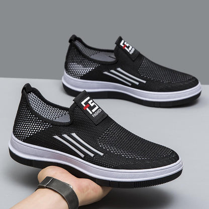 Men's New Mesh Hollow Slip-on Sports Casual Shoes