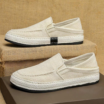 🔥Limited Time Offer 49% OFF🔥New Men's Linen Breathable Slip-on Casual Shoes