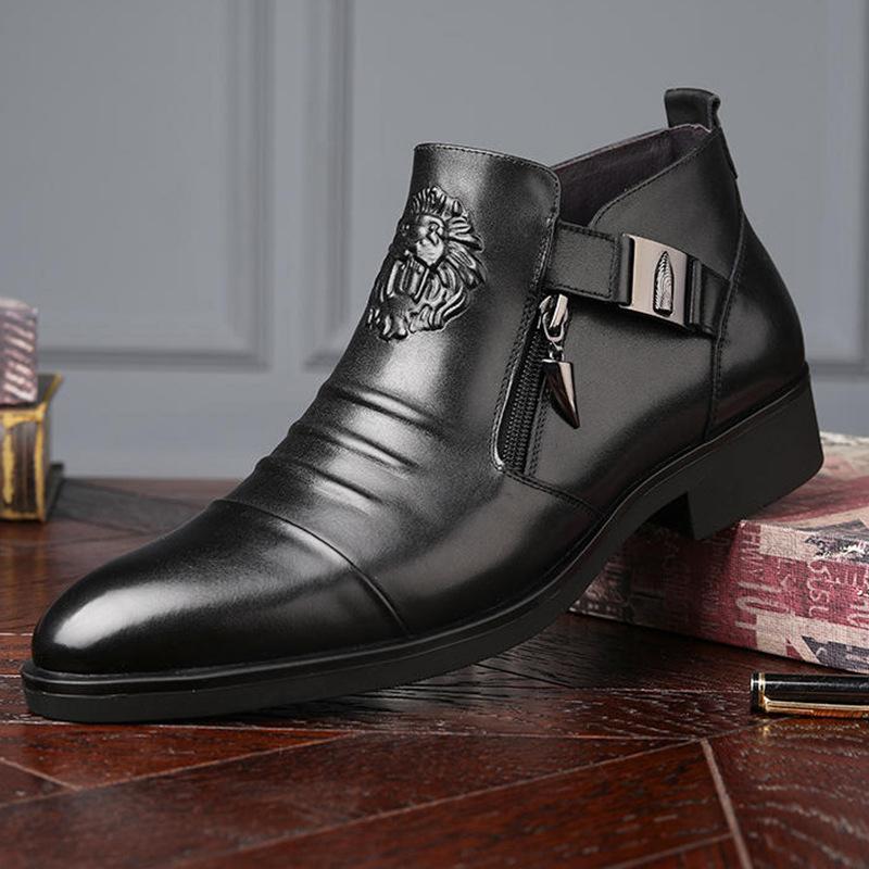 🔥Limited Time Offer 49% OFF🔥Men's Embossed Double Side Zip Boots