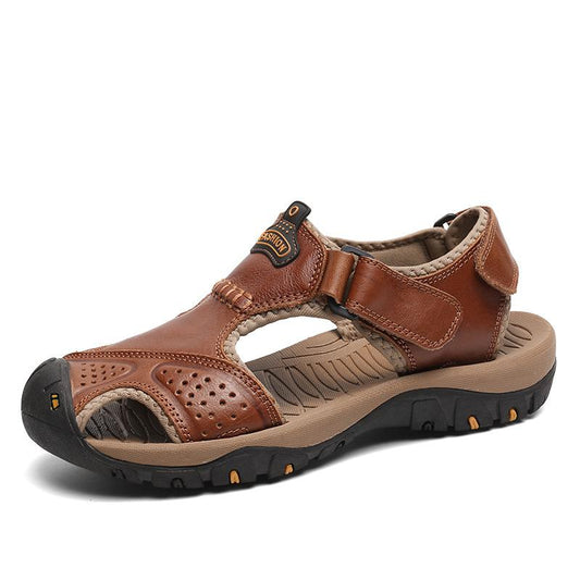Men's Genuine Leather Sandals For Summer