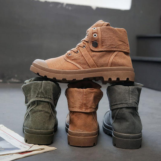 🔥Limited Time Offer 49% OFF🔥Men's High Top Canvas Casual Boots