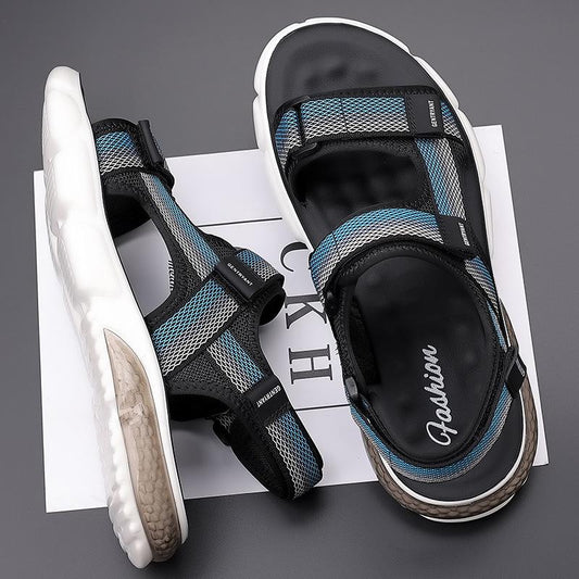 Sandals Men's 2024 Summer New Teenager Large Size Sports Casual Beach Shoes