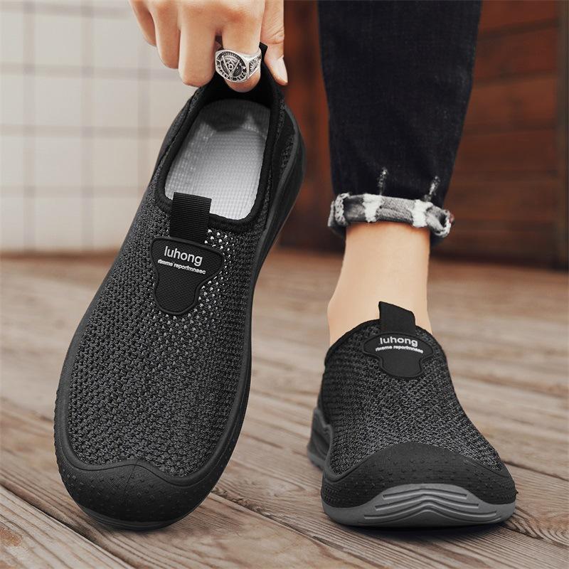 ✅High -quality Dedication✅Men's Breathable Mesh Slip-on Lightweight Sports Casual Shoes