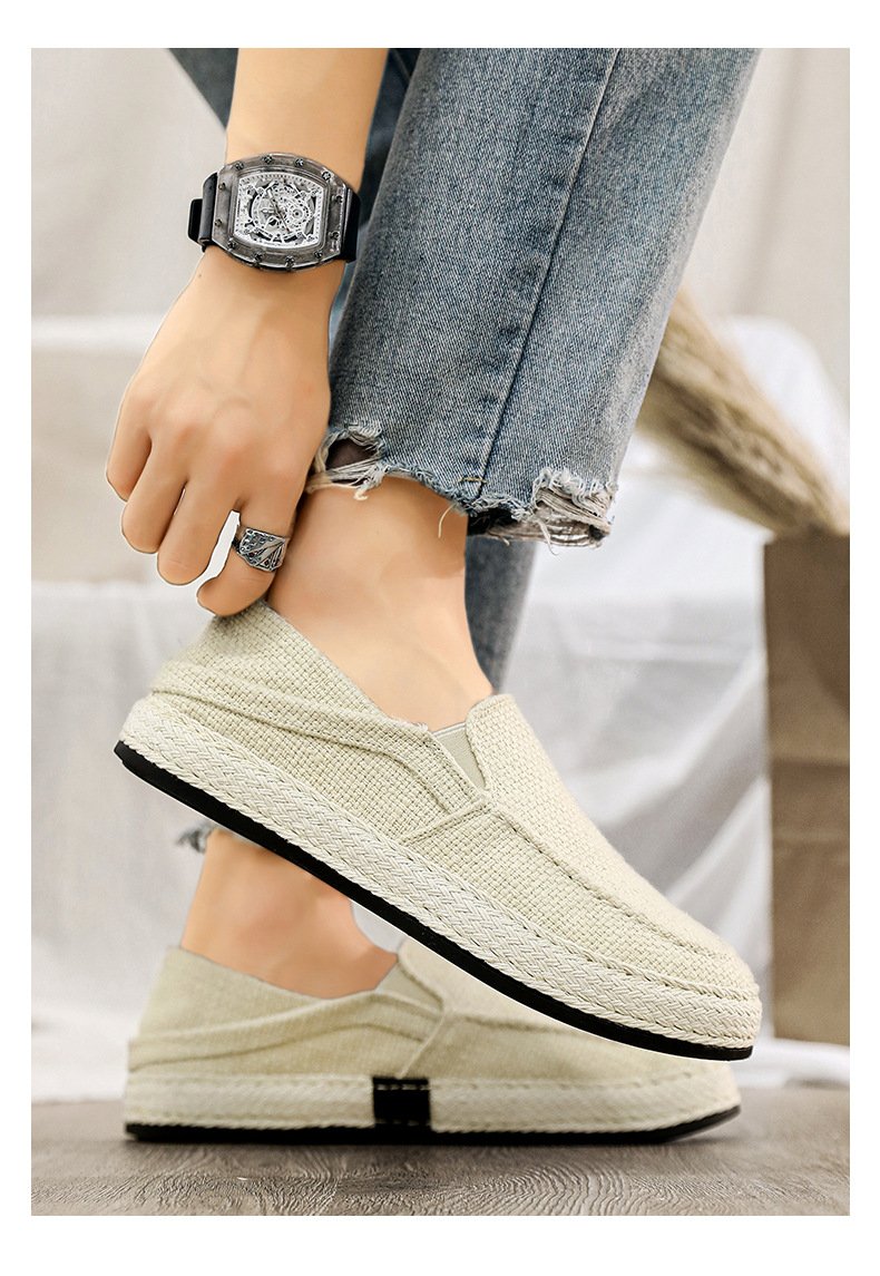 🔥Limited Time Offer 49% OFF🔥New Men's Linen Breathable Slip-on Casual Shoes