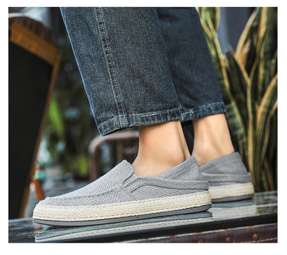 🔥Limited Time Offer 49% OFF🔥New Men's Linen Breathable Slip-on Casual Shoes