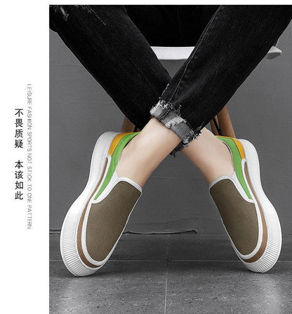 2024 Autumn And Winter New Breathable Lazy Slip-on All-match Canvas Shoes