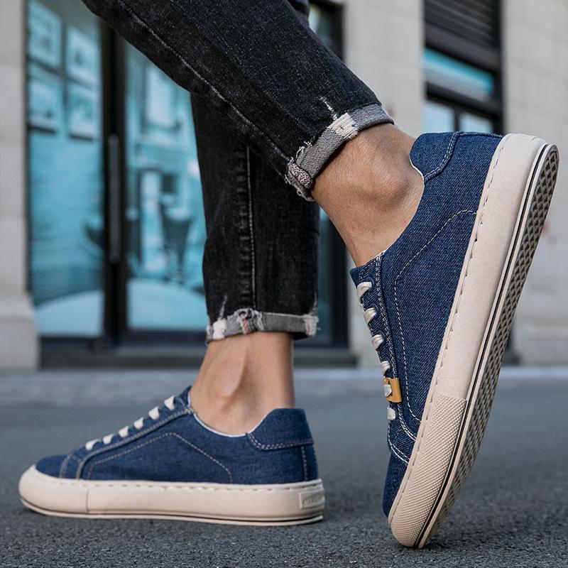 New Men's Breathable Denim Casual Non-slip Casual Shoes