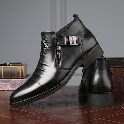 🔥Limited Time Offer 49% OFF🔥Men's Embossed Double Side Zip Boots