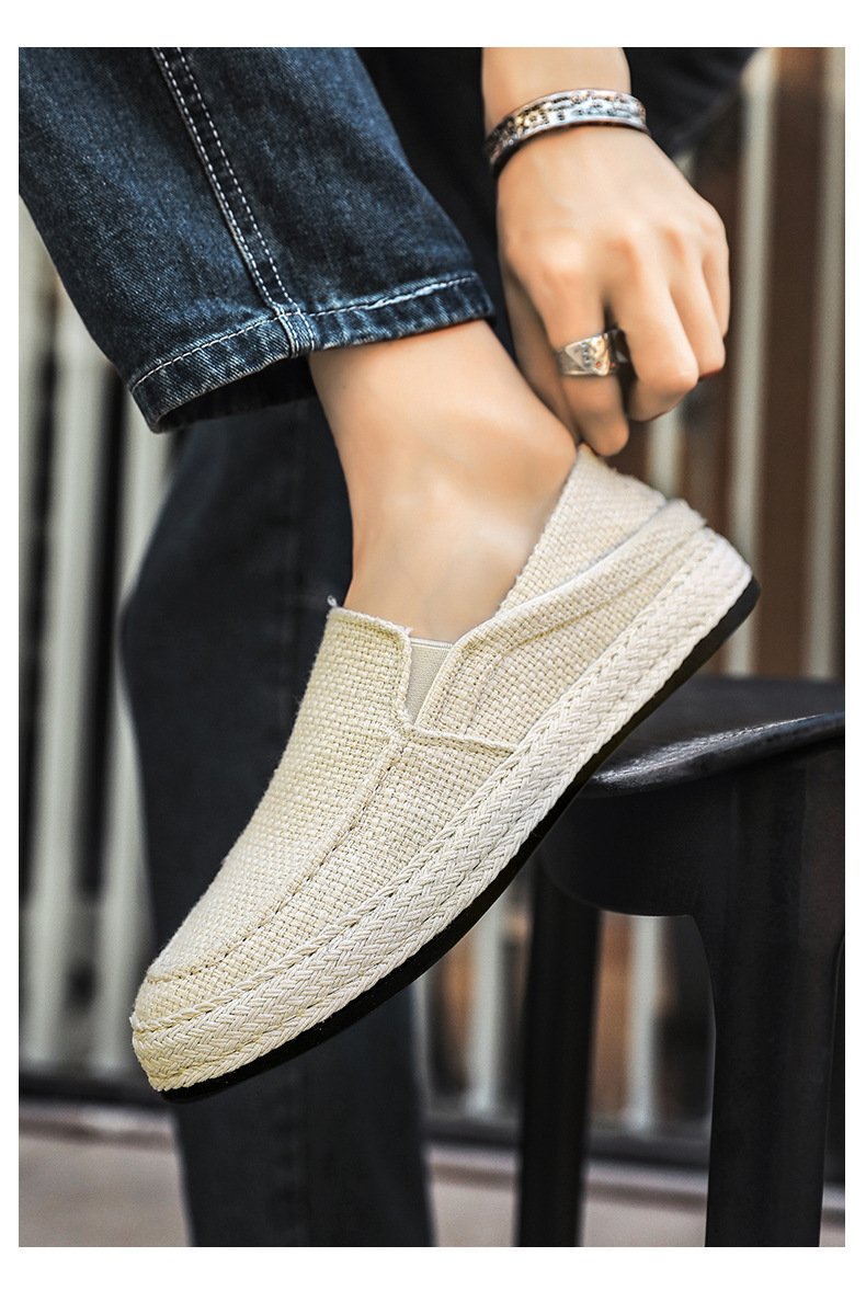 🔥Limited Time Offer 49% OFF🔥New Men's Linen Breathable Slip-on Casual Shoes