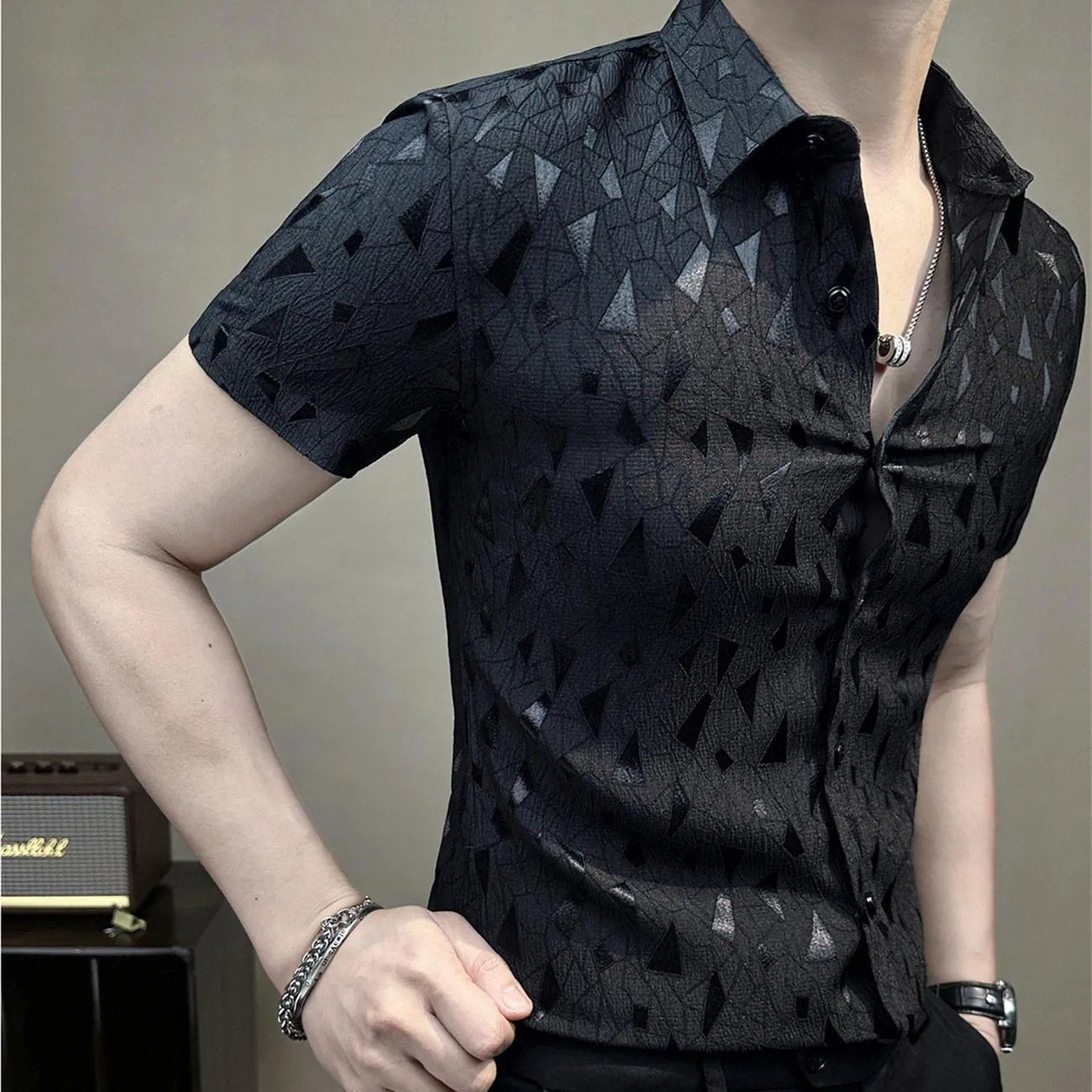 🔥Limited Time Offer 49% OFF🔥Men's new trendy shirt with short sleeves