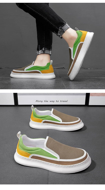 2024 Autumn And Winter New Breathable Lazy Slip-on All-match Canvas Shoes