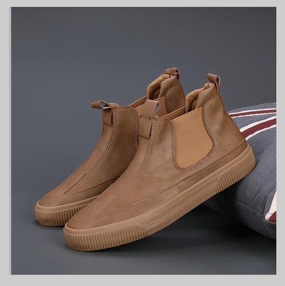 2024 New Men’s Casual Slip-on Leather Shoes