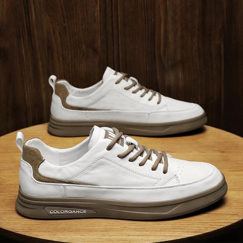 Sports Leisure Trend Versatile White Shoes