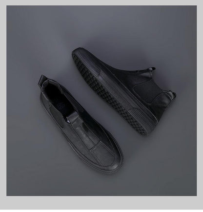 2024 New Men’s Casual Slip-on Leather Shoes