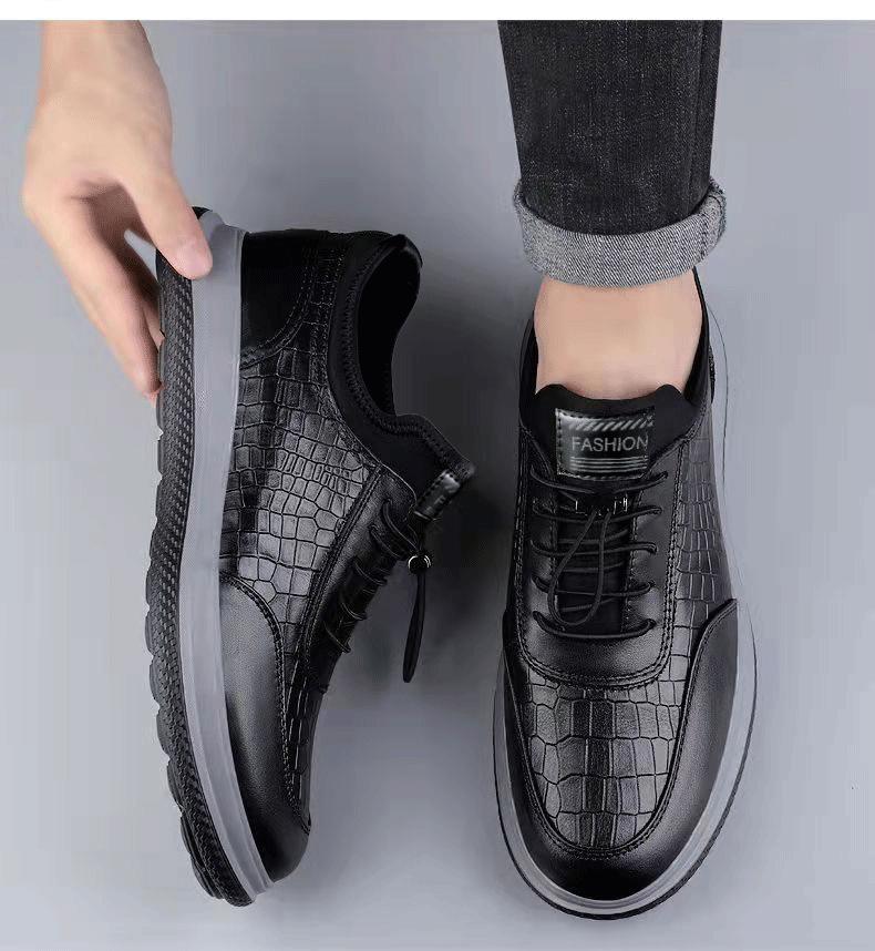 🔥Limited Time Offer 49% OFF🔥Men's Classic Textured Leather Casual Shoes