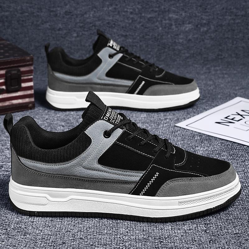 Spring 2024 New Low-top Trendy All-match Thick-soled Wear-resistant Casual Trendy Shoes